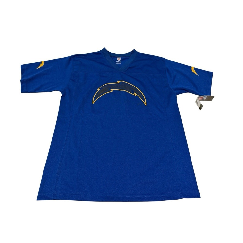 NWT NFL Los Angeles Chargers On Field Blank Jersey Powder Blue Youth L (14/16)